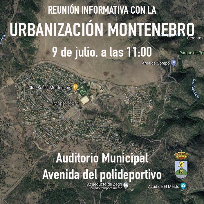 Reunión con los vecinos de la urbanización Montenebro