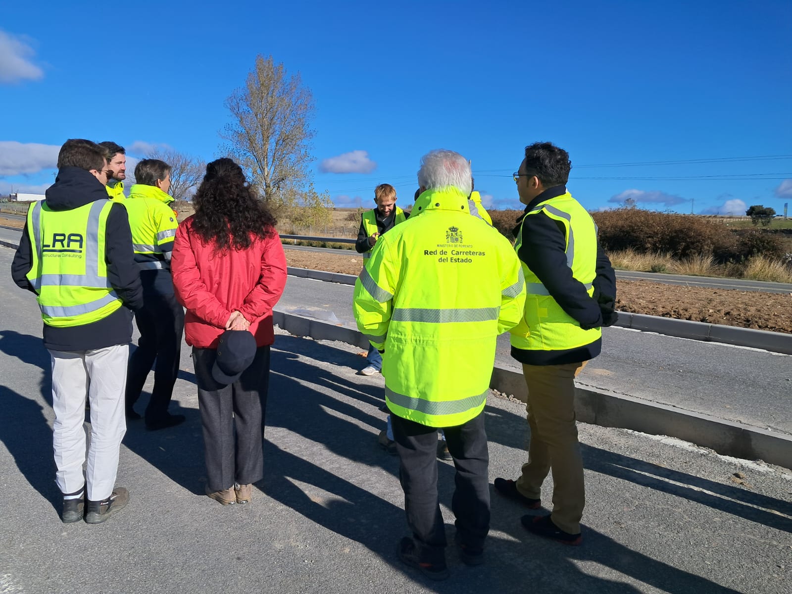 Visita a las obras de la variante A-1a