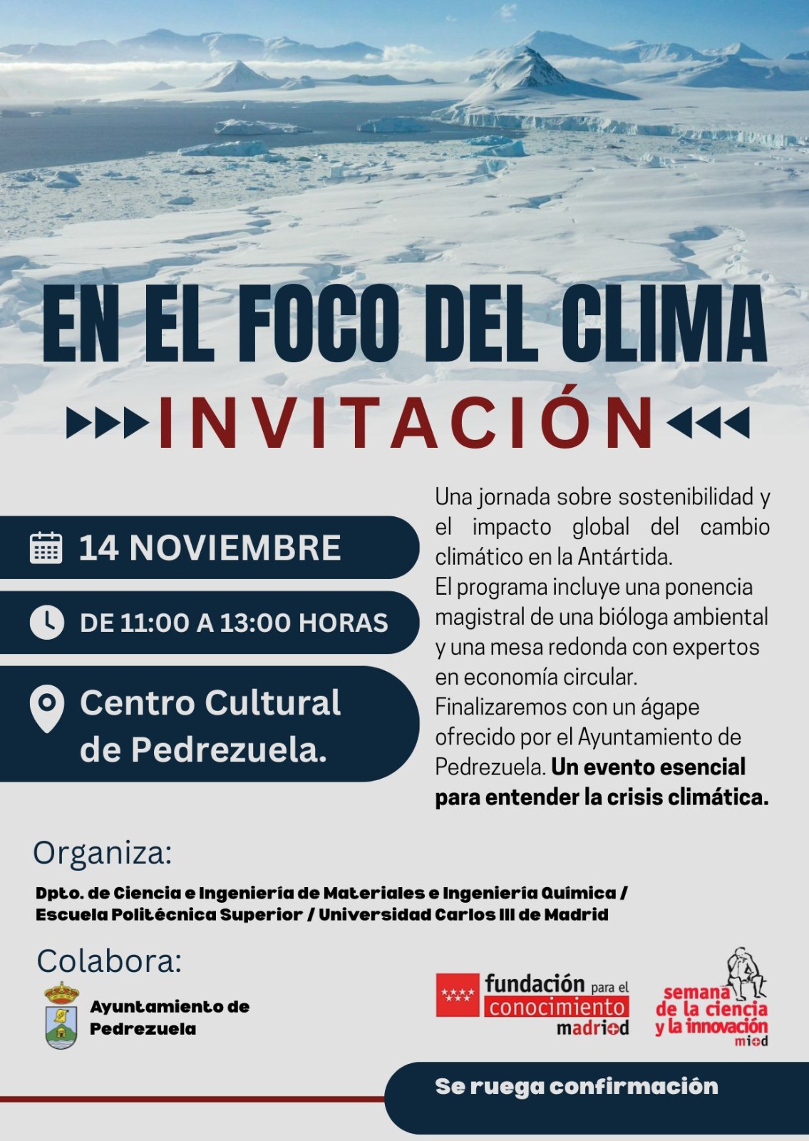 Jornada sobre el impacto del cambio climático