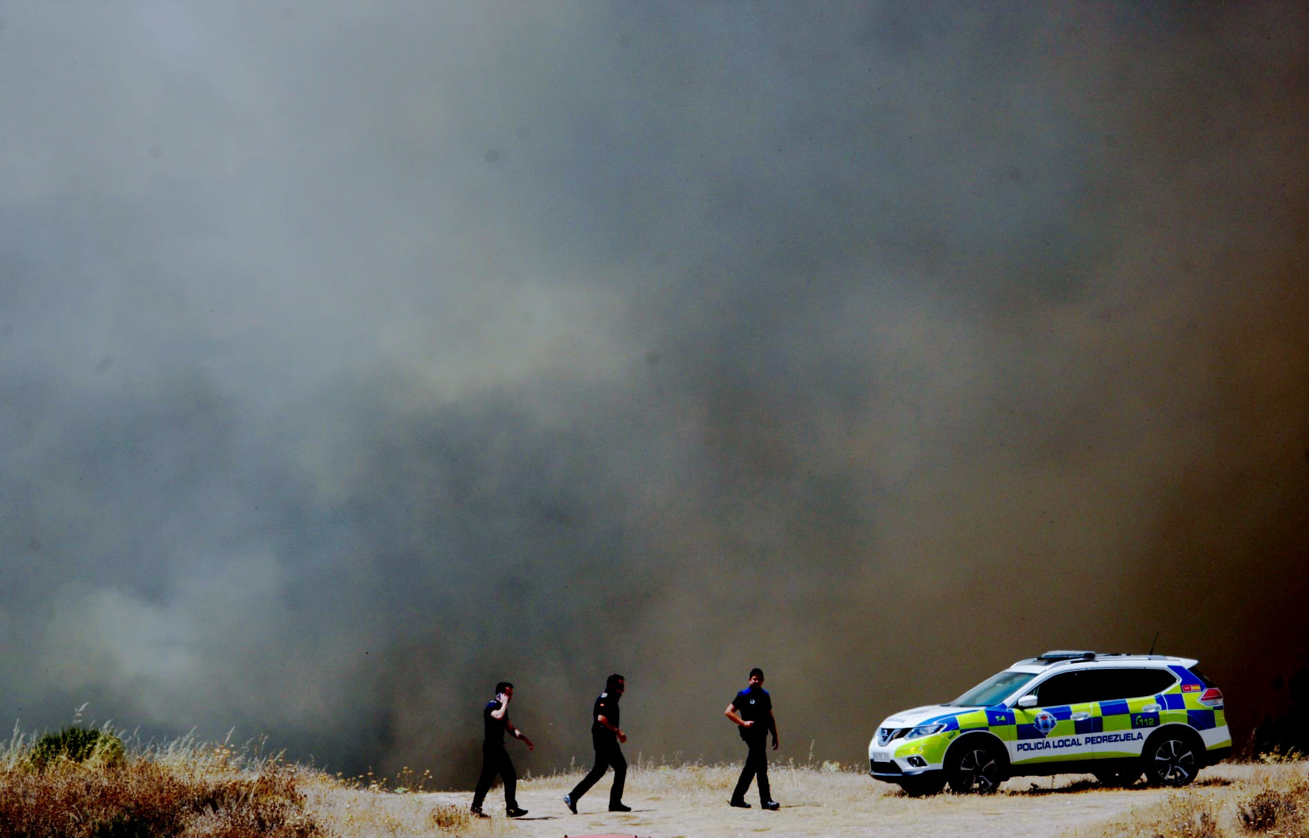 Los cuerpos de Seguridad investigan la causa del incendio